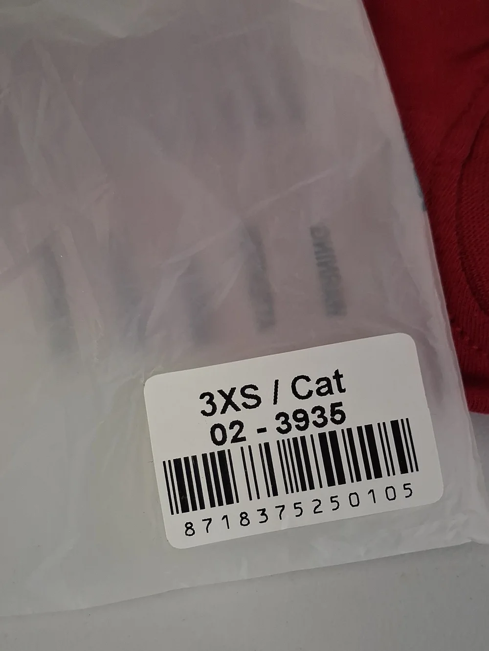 NWT Medical Pet Shirt XXXS Cat Red